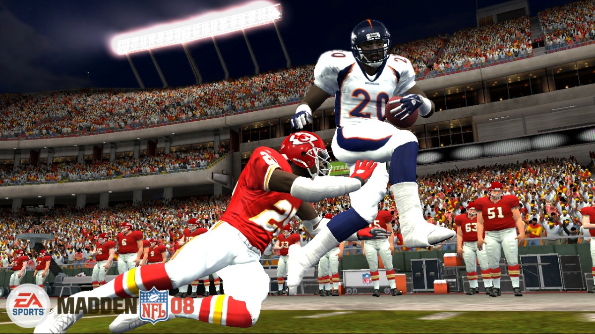 Madden 08 screen Broncos