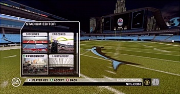 Created stadiums in Madden 08