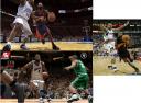 Screenshot comparison Live 08 vs NBA 2K8 Baron Davis 2