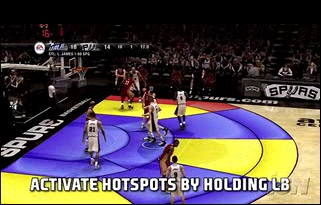 NBA Live 08 Hot Spots