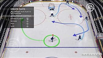 NHL 08 Create-a-Play feature