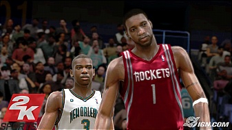 NBA 2K8 Tracy McGrady and Chris Paul