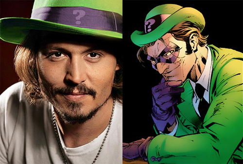 johnny-depp-riddler. A while back the internet was buzzing when it was 