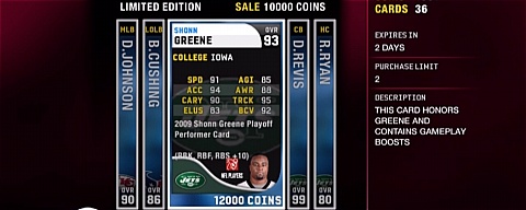 madden ultimate cards team favorite 2010 pastapadre