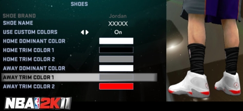 nba 2k11 shoes