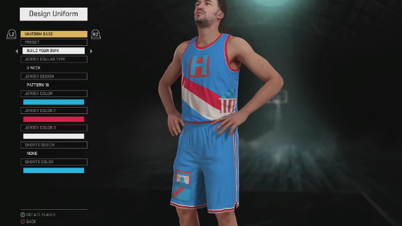 Took me ages but I finally created a custom uniform I really like : r/NBA2k