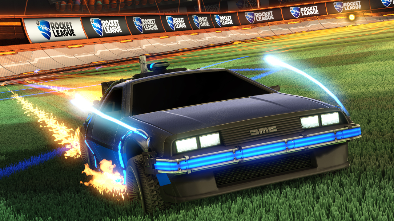 Rocket League Delorean