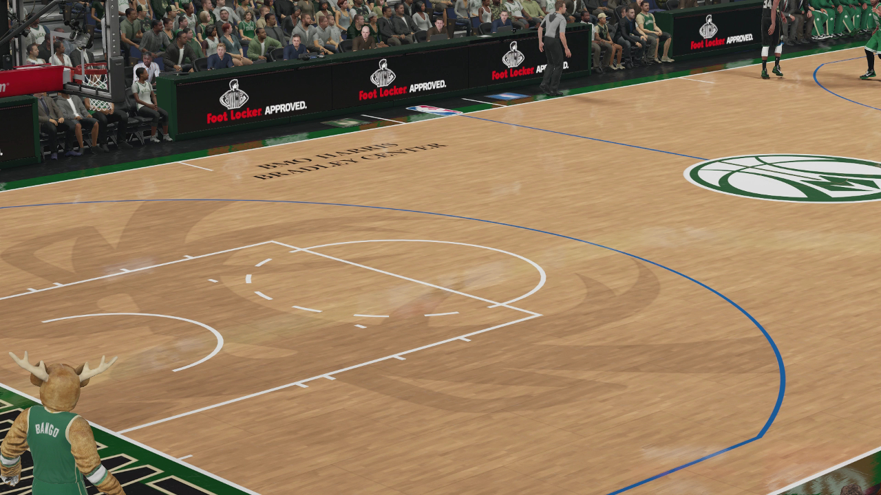 NBA 2K16 Milwaukee Bucks alternate court