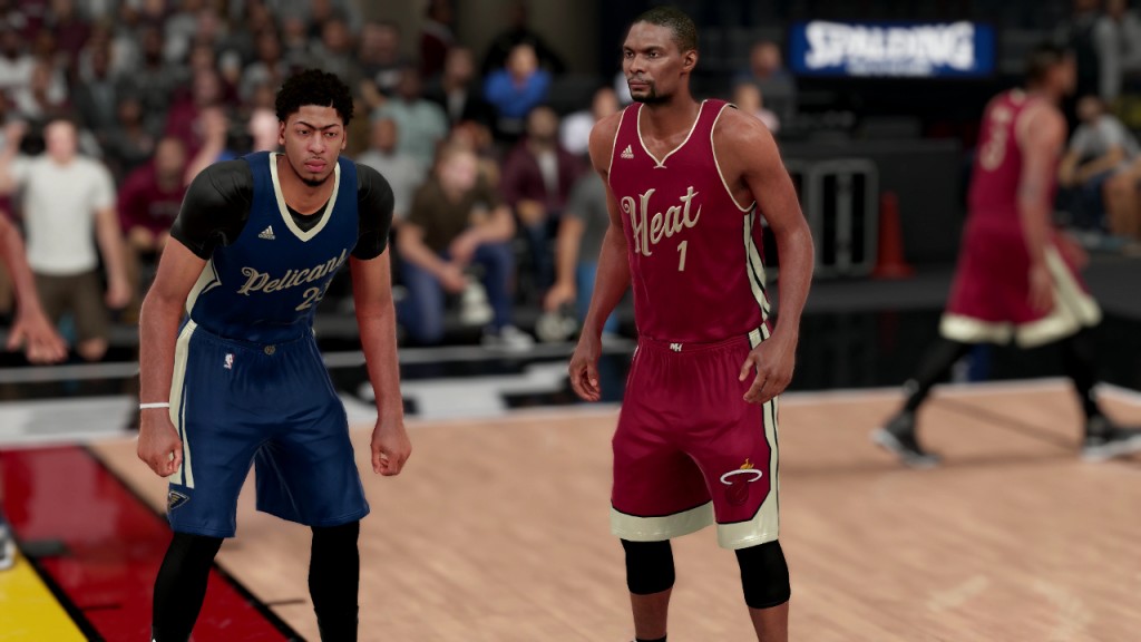 NBA 2K16 Christmas jerseys Pelicans Heat