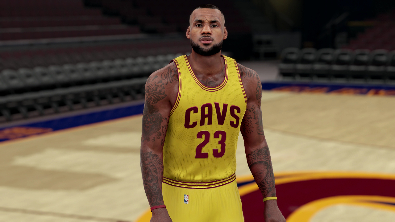 NBA 2K16 LeBron James Tattoos