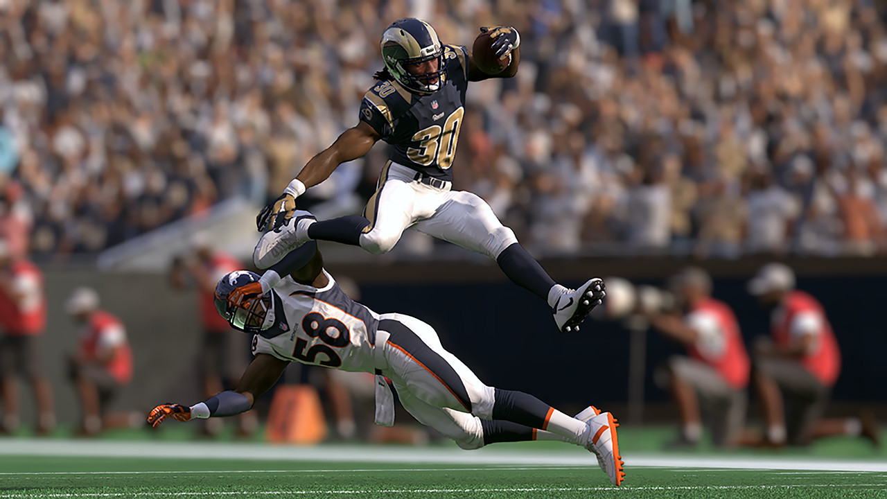 Madden NFL 17 Todd Gurley Hurdle Von Miller