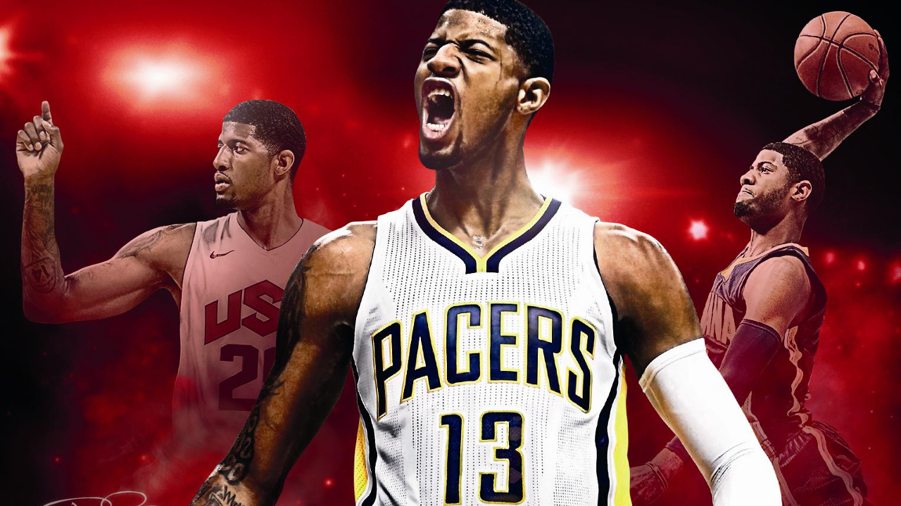 NBA 2K17 Paul George Cover