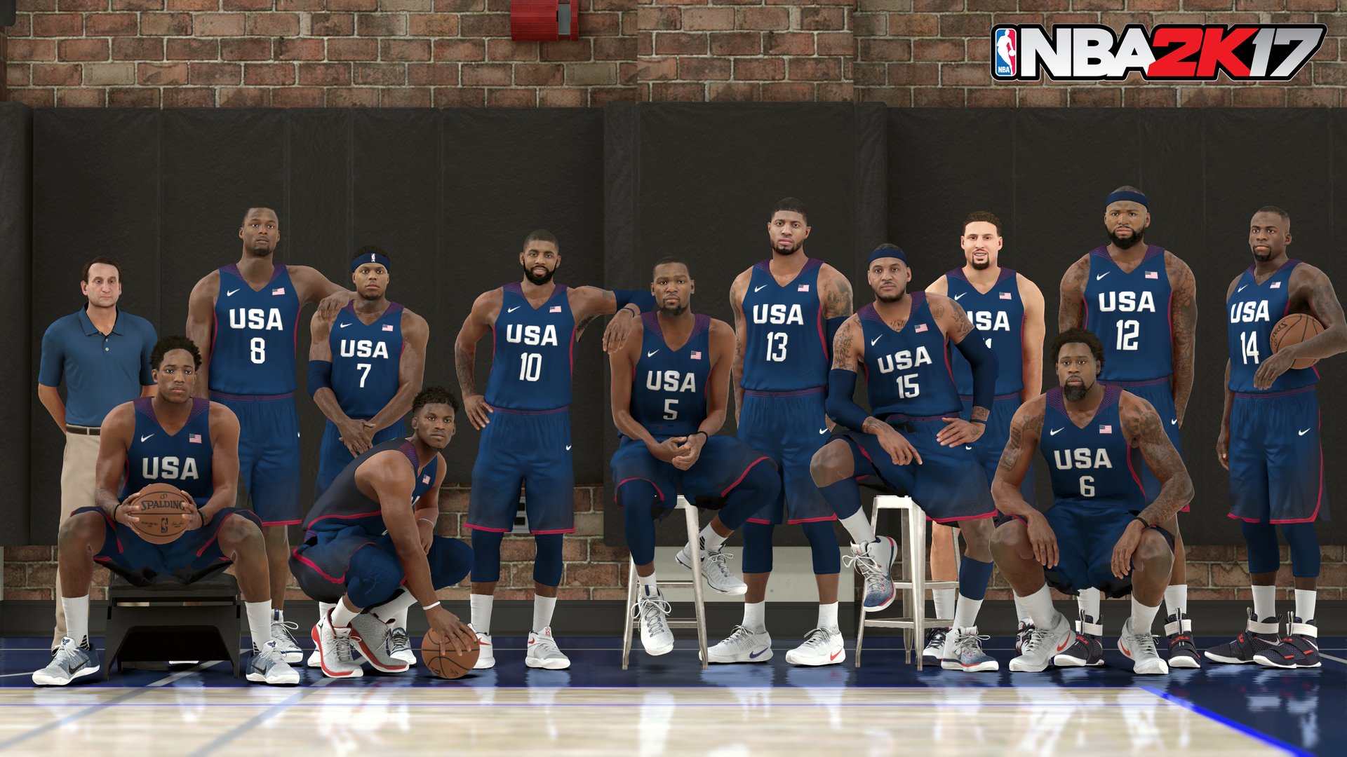 NBA 2K17 Team USA Rio Olympics