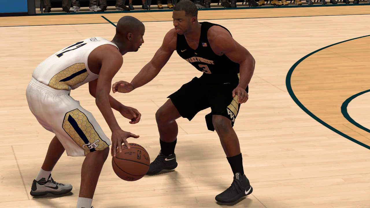 NBA 2K17 Wake Forest Georgia Tech Chris Paul Kenny Anderson